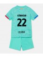 Barcelona Ilkay Gundogan #22 Ausweichtrikot für Kinder 2023-24 Kurzarm (+ Kurze Hosen)